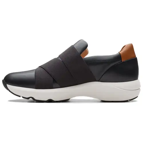 Clarks Leather Casual Shoes 4cm Women's Black