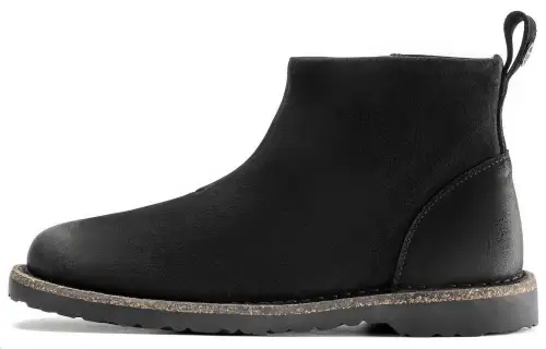 Birkenstock Suede Ankle Boots Women's Black Regular