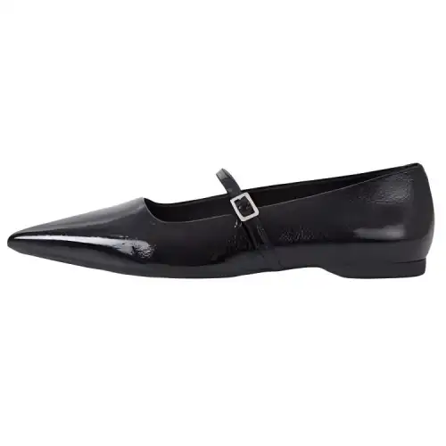 VAGABOND SHOEMAKERS Patent Leather Flat Mary Jane Shoes Women's Black