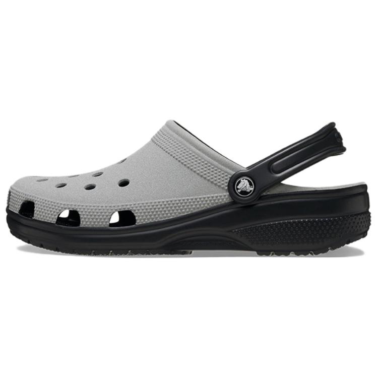 Мужские сабо Crocs (черно-серые)