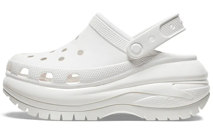 Crocs Mega Crush Wheel Clog Clogs 6.1cm Unisex White