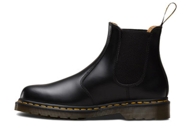Dr.Martens Мартин классический Глянцевые 14см сапоги Челси мужские и женские фасон унисекс черный