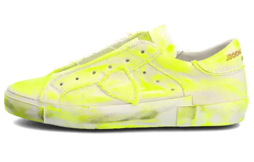 PHILIPPE MODEL Skateboard Shoes Women's Low Top Neon Green