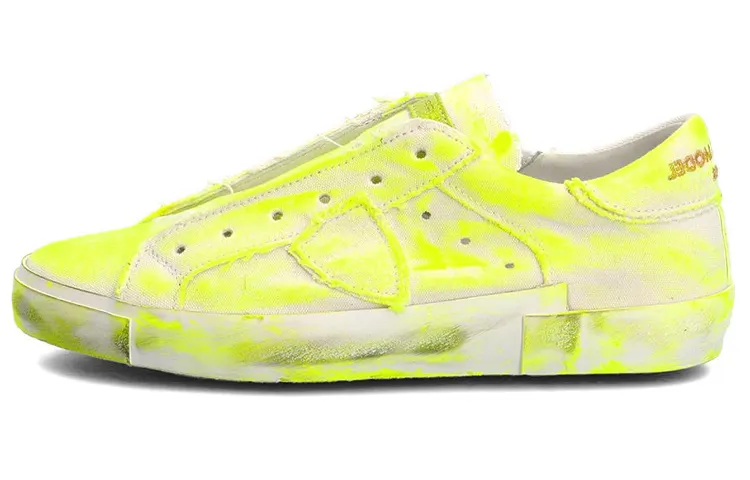 PHILIPPE MODEL Skateboard Shoes Women's Low Top Neon Green