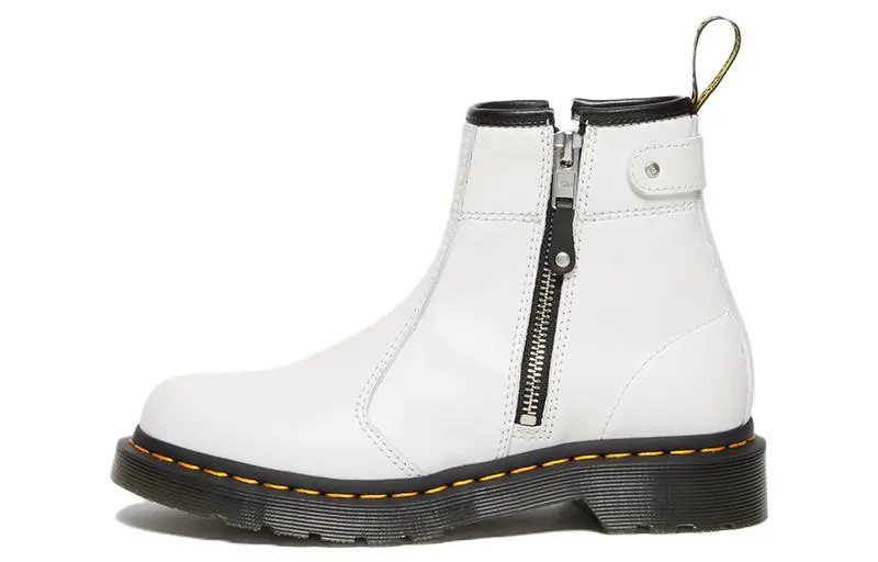 Dr. Martens 2976 Twin Zip Boots 'White' Women's