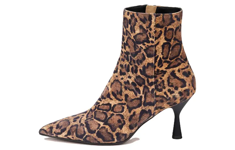 AGL Suede Ankle Boots 8cm Women's Brown