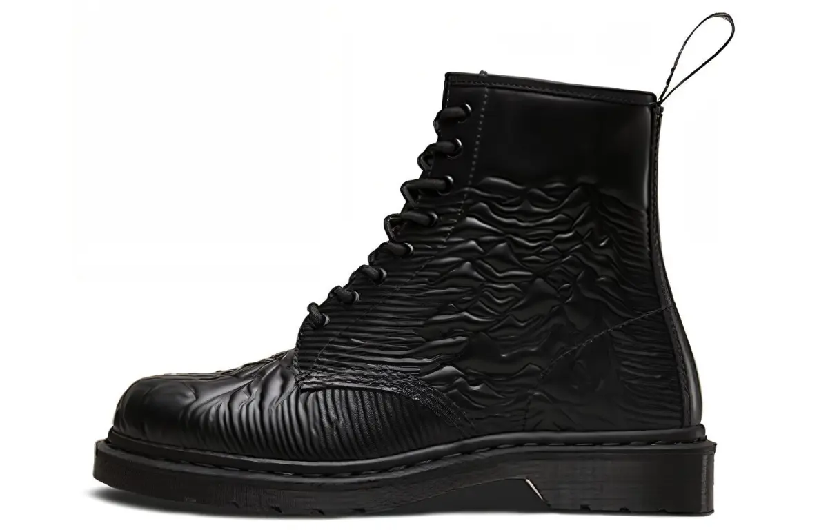 Joy Division X Dr.Martens 1460 Trendy Short Combat Boots Unisex Black