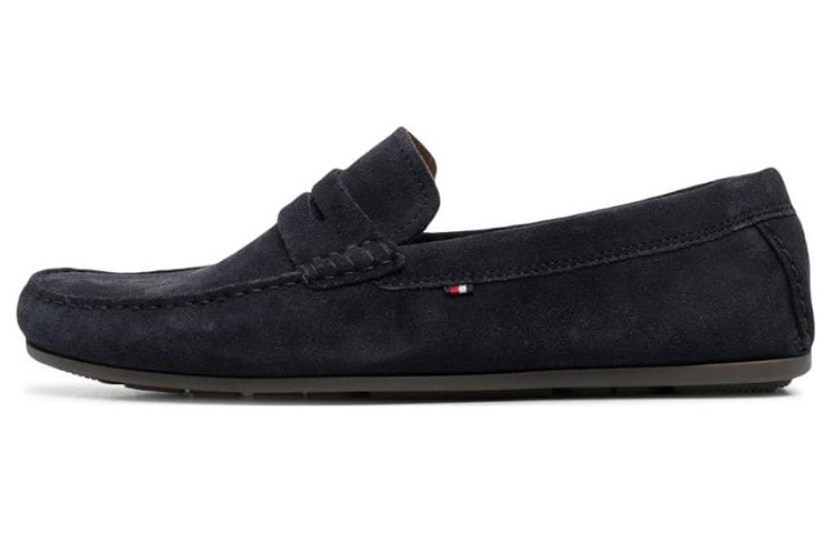 Tommy Hilfiger Suede Loafers Men's Blue