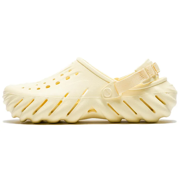 Crocs Echo EVA Clogs Unisex Cream White