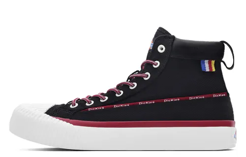 Dickies Canvas Shoes Men's High Top Black