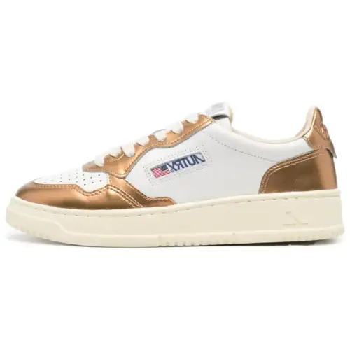 AUTRY Cow Leather Low top Skateboard Shoes Women's Copper