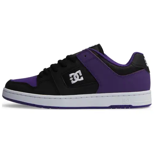 DC Shoes MANTECA Fashion Trend Low top Skateboard Shoes Men's Purple Black