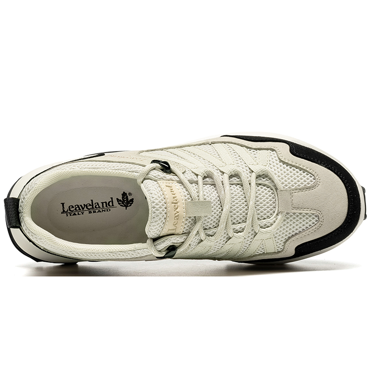 LEAVELAND Abrasion Resistant Low top Mountaineering & Hiking Shoes Men’s Sand