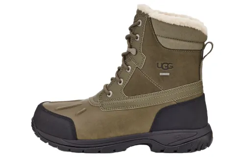 UGG Leather Thermal Waterproof Abrasion Resistant Comfortable Short Outdoor Boots Men's