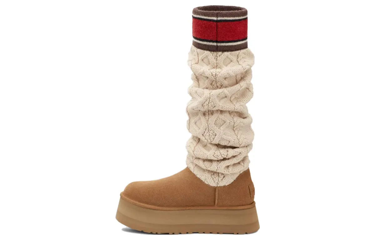 UGG Classic Sweater Letter Tall 'Chestnut' Women's