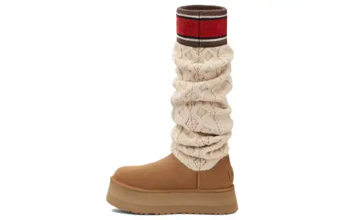 UGG Classic Sweater Letter Tall 'Chestnut' Women's
