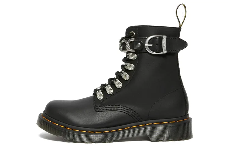 Dr. Martens 1460 Pascal Chain Leather Lace Up Boot 'Black' Women's