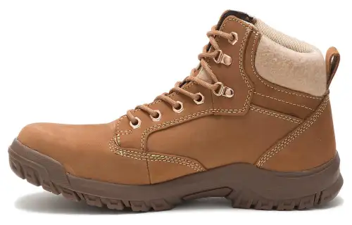 CAT Leather Short Outdoor Boots Women's Sundance Color