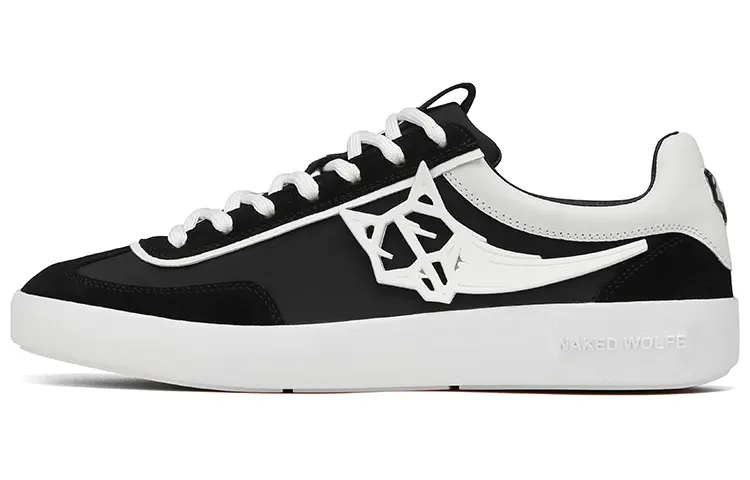 Naked Wolfe Palm Low top Skateboard Shoes Men's Black White