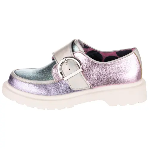 IRREGULAR CHOICE Pu Loafers Women's Pink White