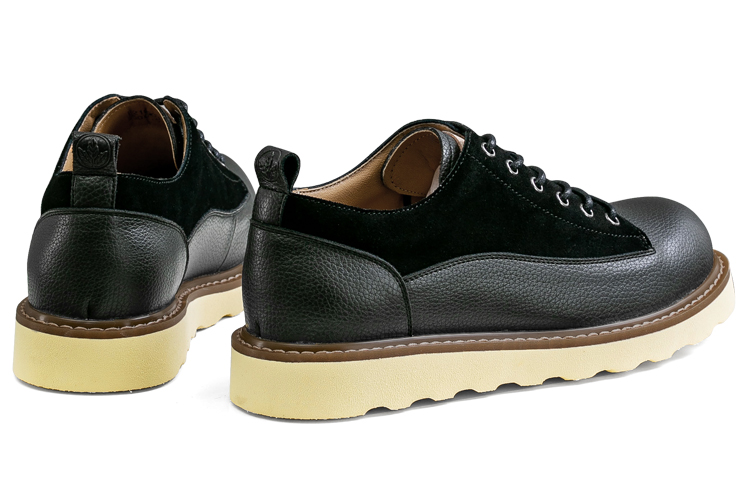 LEAVELAND Casual Shoes Men's Low Top Black/Brown