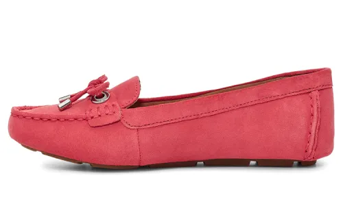 UGG ANSLEY Bow Glimmer Casual Flat Shoes Women's Red