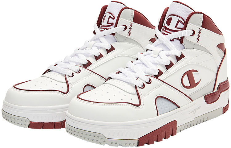 Champion RetroBasket 19 High top Vintage Basketball Shoes Men’s Red White