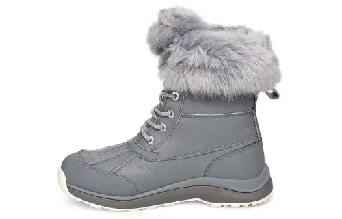 UGG Adirondack Boot Iii Fluff Fleece Lined Blue Gray Women's