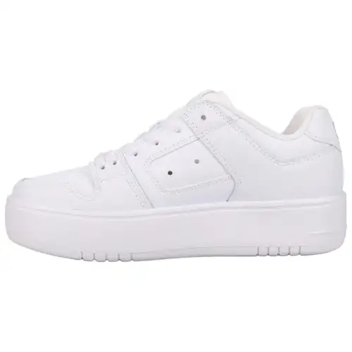 DC Shoes Leather Low top Skateboard Shoes Women's White