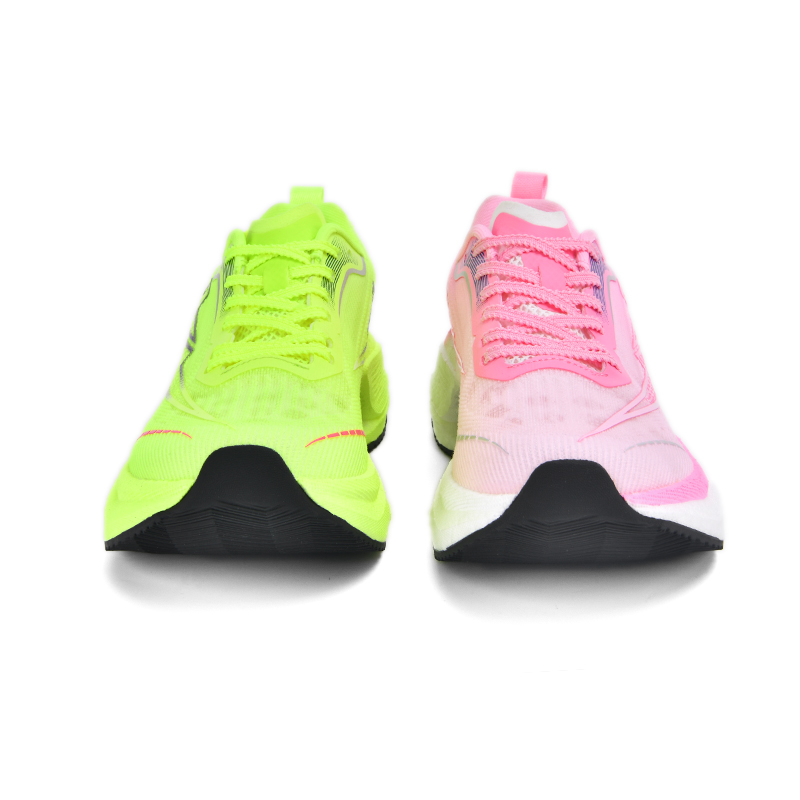 KZANSI Low top Running Shoes Unisex Pink Green