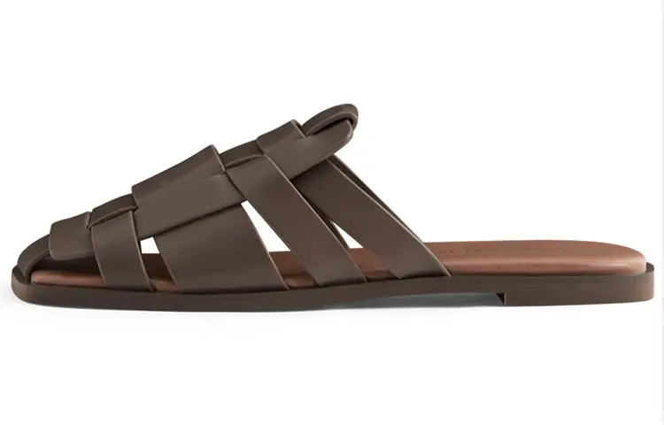 CHARLES&KEITH Spool Heel Mary Jane Shoes Women's Dark Coffee