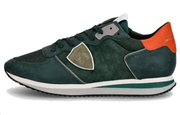 PHILIPPE MODEL Paris TRPX Running Suede Sneakers
