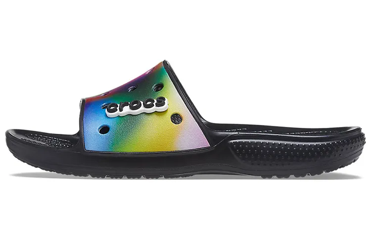 Crocs EVA Slide Slippers Unisex Multicolor Black