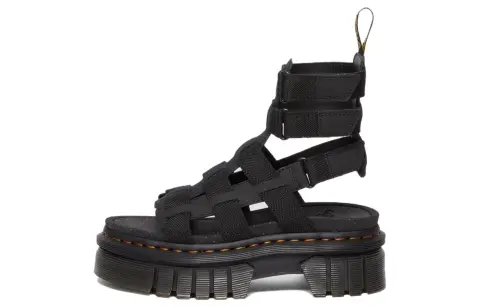 Dr.Martens Ricki Extra Tough Leather Fashion Sandal Unisex Black