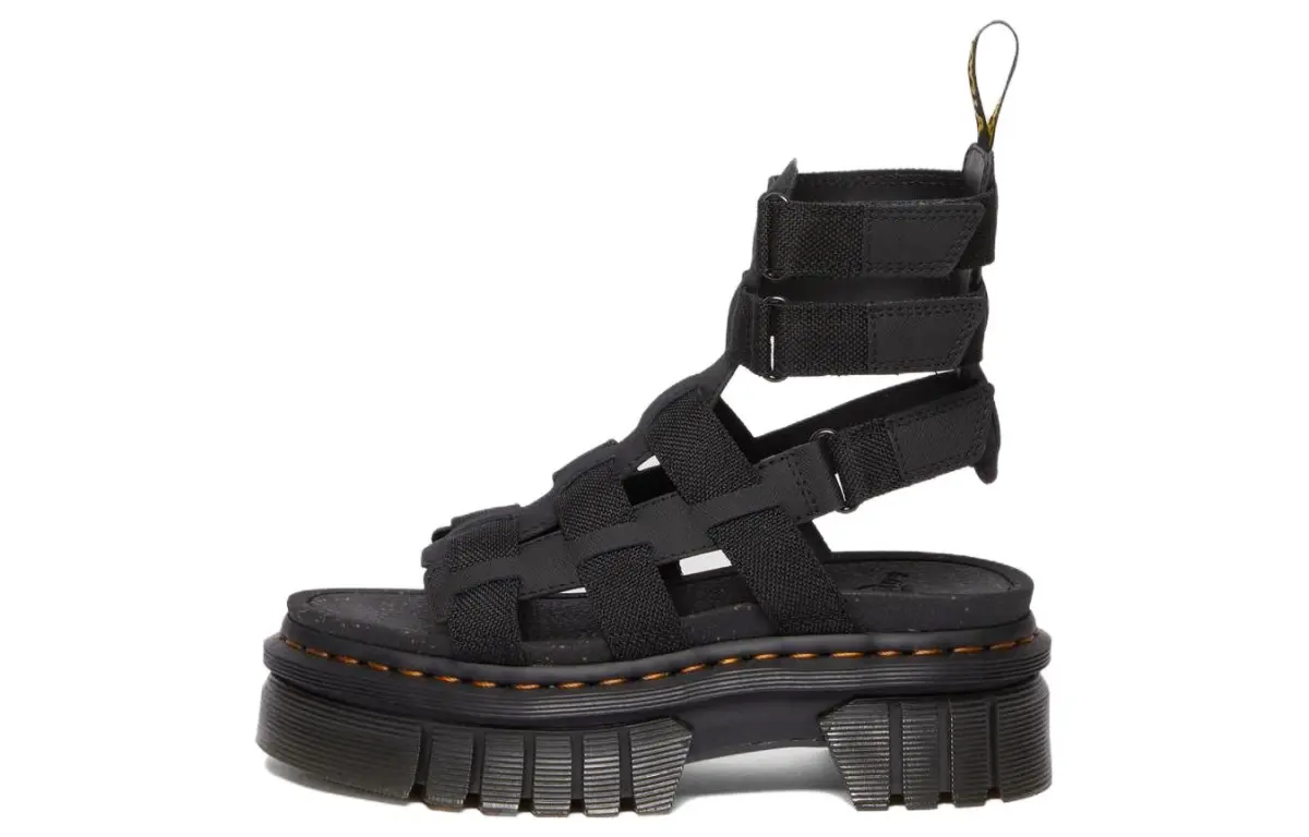 Dr.Martens Ricki Extra Tough Leather Fashion Sandal Unisex Black