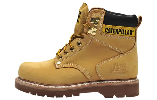 CAT Leather Thermal Abrasion Resistant Comfortable Crew Outdoor Boots Women's
