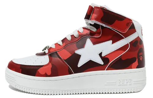 BAPE A BATHING APE Bape Sta Mid Camo Red