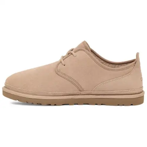 UGG Cow Split Leather Low top Casual Shoes Men's Sand Dune