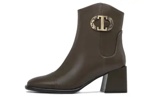 Chrisdien Deny Leather Ankle Boots 6CM Women's Jasper