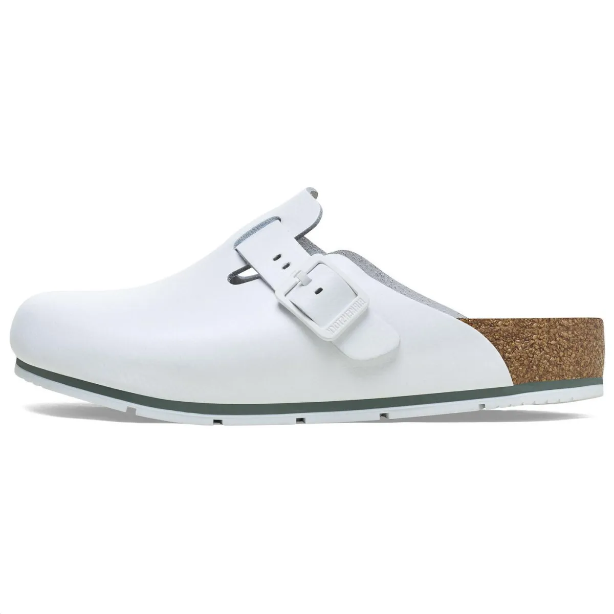 Birkenstock Boston Pro Natural "White" mules