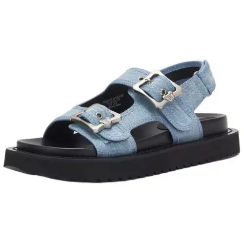 Teenie Weenie Fabric Beach Sandals Women's Blue