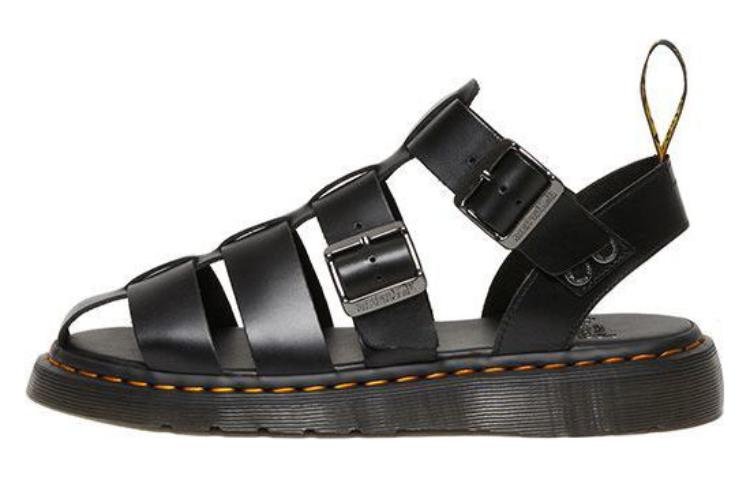 Dr.Martens Leather Roman Sandals Unisex Black