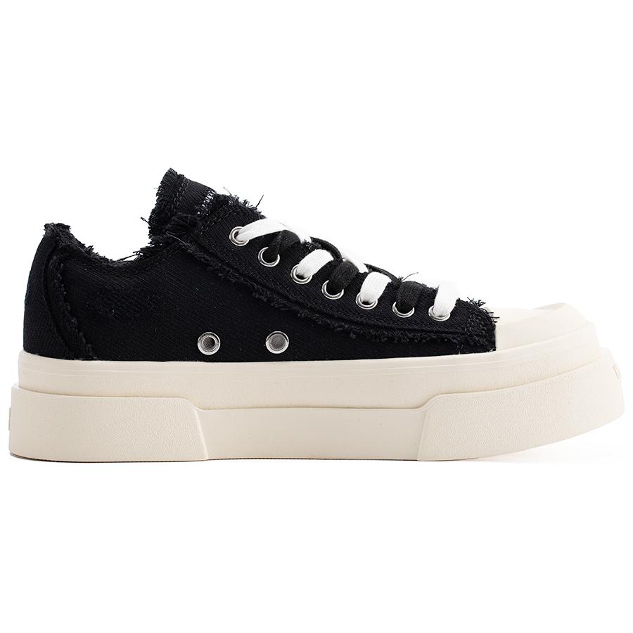 VEEMES Slip Resistant, Abrasion Resistant, Breathable, Lightweight Low top Canvas Shoes Unisex Black