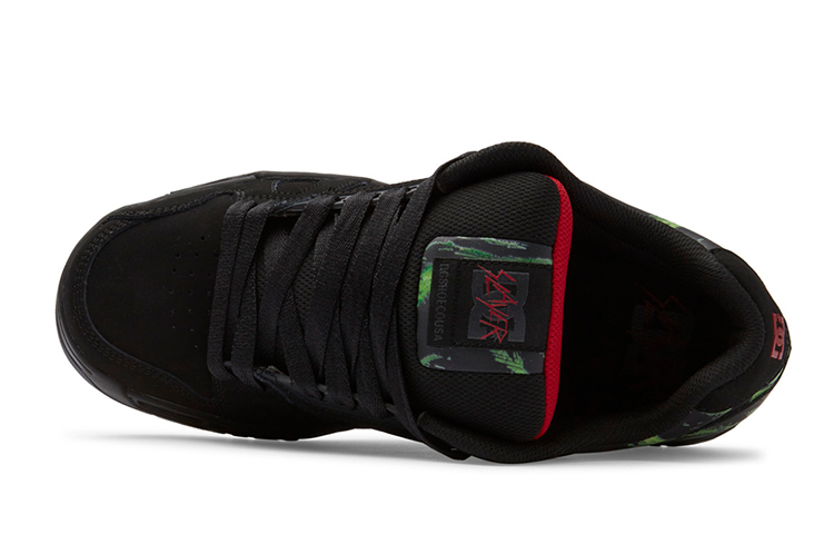 Slayer X DC Shoes Stag Low Black Green