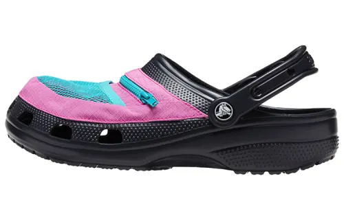 Crocs Classic Clog Pocket Sandals Black Pink