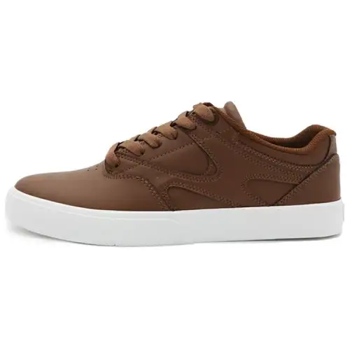 DC Shoes Slip Resistant Abrasion Resistant Low top Skateboard Shoes Men's Brown