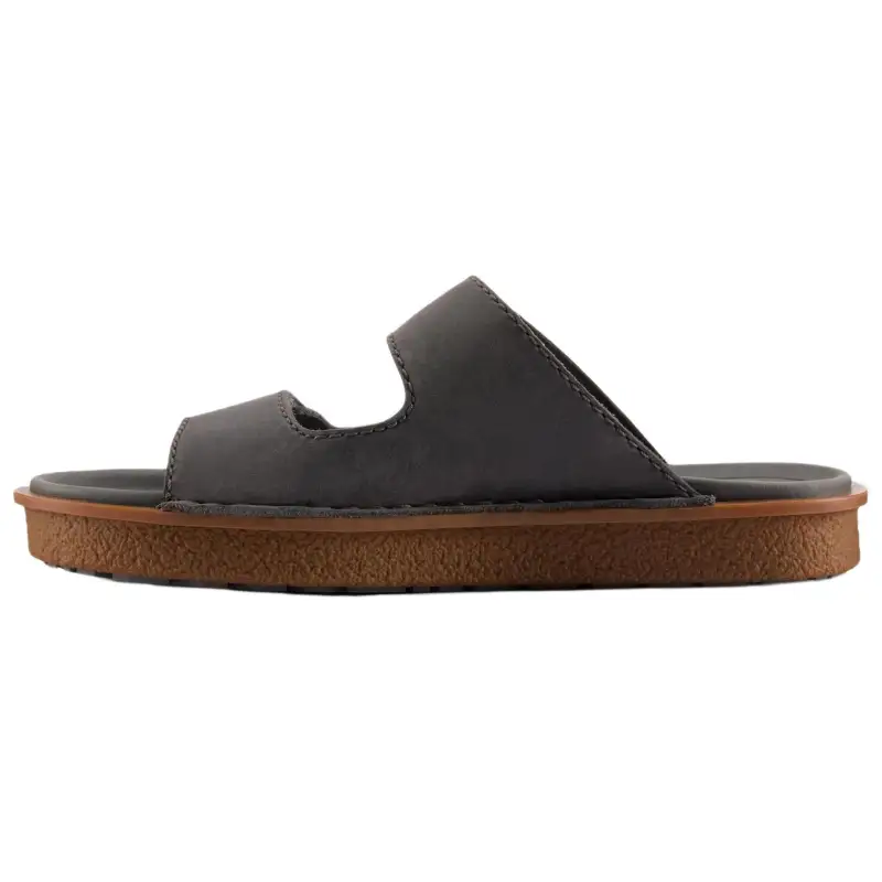 Clarks Quiet Slip Resistant Abrasion Resistant Slide Slippers Men's Gray