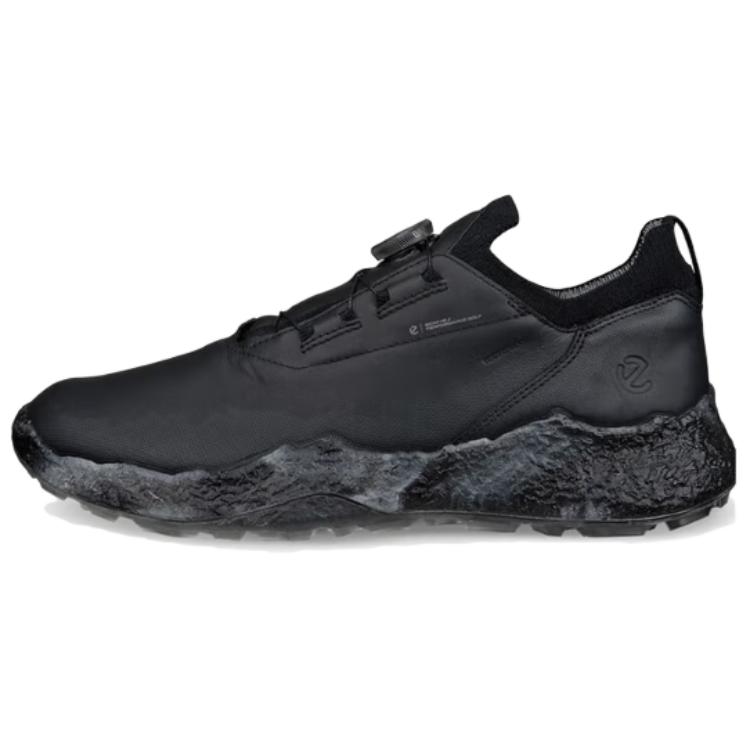 Ecco Golf Biom H5 Cow Leather Slip Resistant Abrasion Resistant Low top Golf Shoes Men’s Black