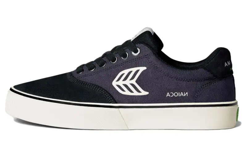 CARIUMA Suede Low top Skateboard Shoes Unisex Gray Black