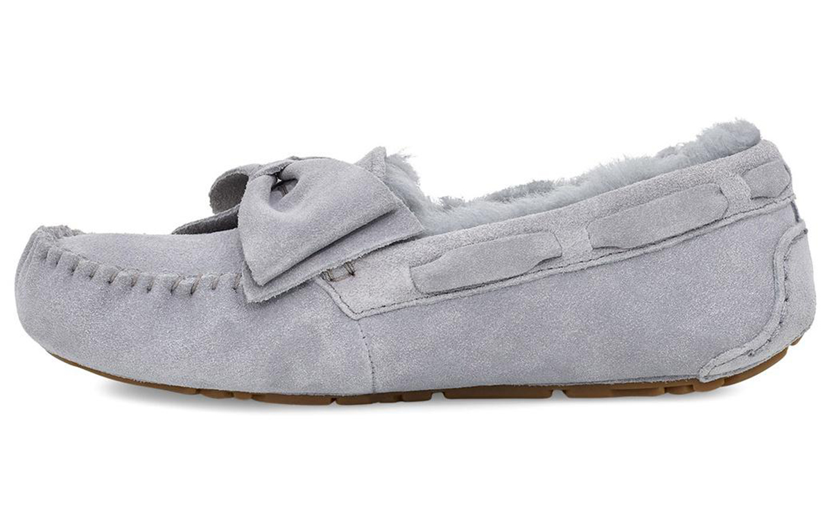 UGG Dakota Suede Bow Slipper 'Grey Geyser' Women's